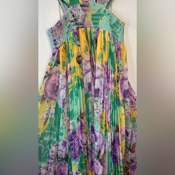 Rococo Sand Ivy‎ Purple Floral Maxi Dress Size Small - Picture 4 of 16